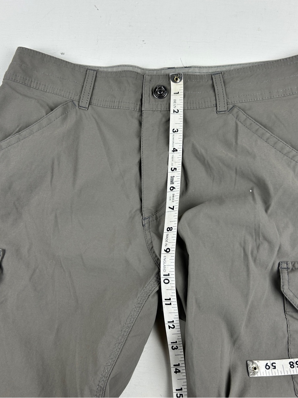Kuhl Pants Mens 32x32 Convertible Stealth Hiking Lightweight Hike Khaki Nylon - Picture 8 of 9